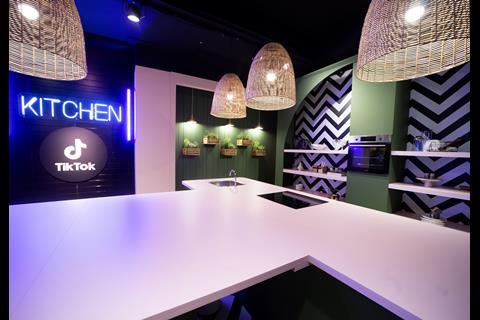 The Kitchen in the TikTok popup